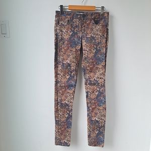 Zara tapestery print skinny pants